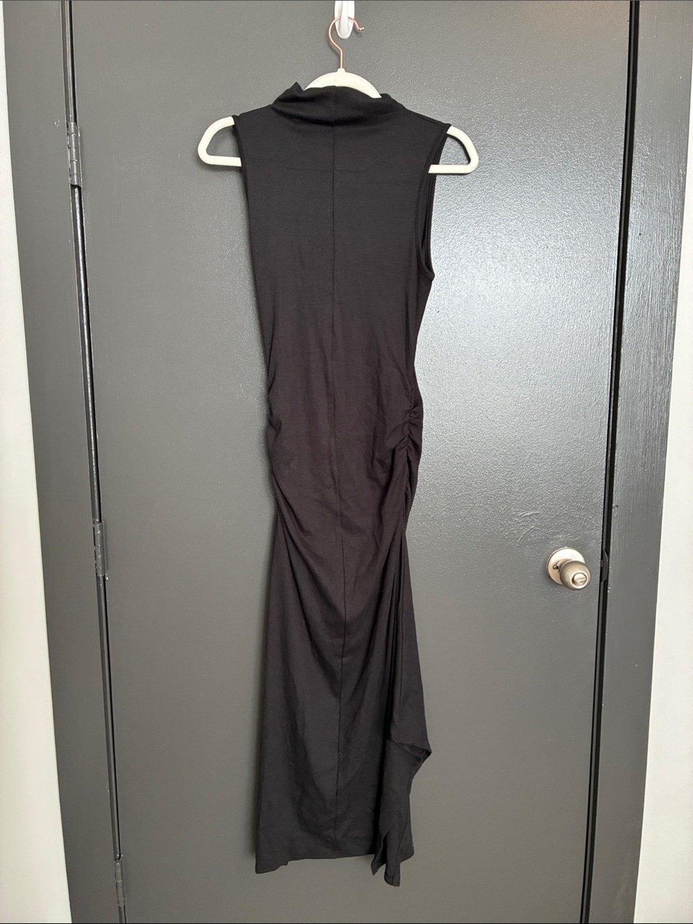 Michael Stars Black Sleeveless Turtleneck Maxi Dress Sz S - Picture 6 of 8